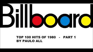 BILLBOARD  TOP 100 HITS OF 1980  PART 14 [upl. by Aurthur]