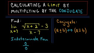 ❖ Calculating a Limit by Multiplying by a Conjugate ❖ [upl. by Sher922]