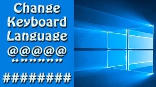 Windows 10 How To Change Keyboard Language [upl. by Hertzfeld]