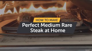 How To Make Perfect Medium Rare Steak at Home  Cast Iron Series [upl. by Oivaf]