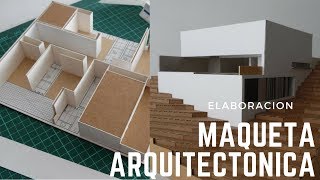 COMO SE HACE una MAQUETA de Arquitectura PARTE 1 [upl. by Citarella]