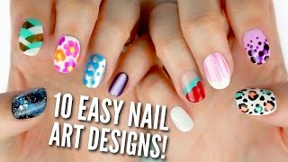 10 Easy Nail Art Designs for Beginners The Ultimate Guide [upl. by Candice]