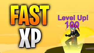 Fastest way to Level up AQW Level 100 Fast XP [upl. by Morrell590]