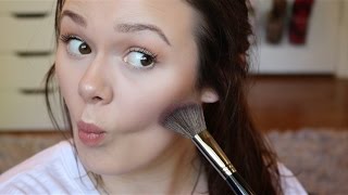 How To BronzeContourBlushHighlight The Face [upl. by Ines]