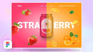 Landing Page Ui Design in Figma  3D Carousel Slider [upl. by Llennoc655]