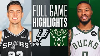 SPURS at BUCKS  FULL GAME HIGHLIGHTS  December 19 2023 [upl. by Jessen967]