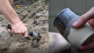 Processing Clay For Pottery Start to Finish [upl. by Nowahs]