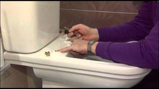 How to replace a Sottini Reprise toilet seat [upl. by Arymahs]