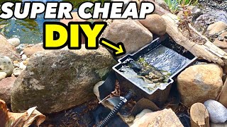 SUPER CHEAP DIY POND FILTER THAT WORKS [upl. by Filia]