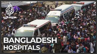 COVID19 Bangladesh hospitals forced to turn away patients [upl. by Ennirok]