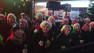 WHAT CHRISTMAS MEANS TO ME Rock Choir at Birkdale Lights Switch On 1st December 2024 [upl. by Eglantine]