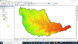 Watershed Delineation Using DEM Data Full  ArcGIS [upl. by Walling]