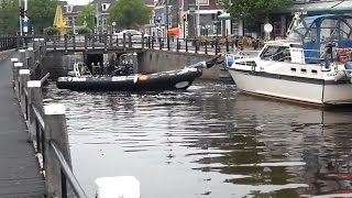 GPTV Stuntelen met rubberboot in Sneek [upl. by Erdnassac]