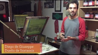 Tutorial de Serigrafía con Tintas al agua y en Plastisol [upl. by Latsryc202]