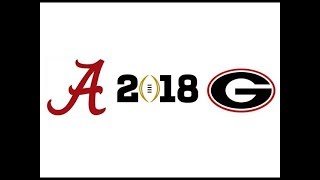 2018 CFP National Championship 4 Alabama vs 3 Georgia Highlights [upl. by Nylrahc993]