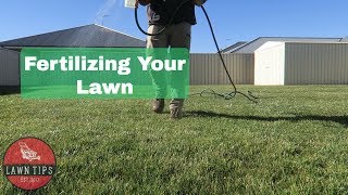 How To Fertilise Your Lawn  Apply Liquid Fertilizer [upl. by Hornstein]