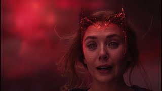 Wanda Maximoff Vs Agatha Harkness Fight  Wanda Becomes Scarlet Witch WandaVision 2021 4K CLIP [upl. by Rutter]