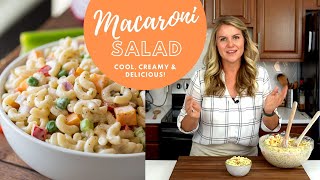 Classic Macaroni Salad Recipe [upl. by Rame]