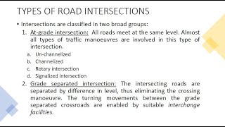 Transportation Engineering 38 Types of road intersections [upl. by Attirb]