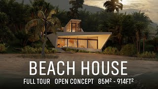 OCEANFRONT OASIS A Modern House Tour [upl. by Marciano289]