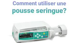 comment utiliser une pousse seringue [upl. by Teodoor]