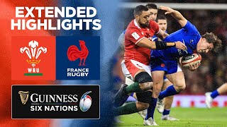 Wales v France  Extended Highlights  2022 Guinness Six Nations [upl. by Cherice]