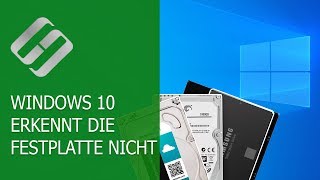 Festplatte wird von Windows 10 nicht erkannt Die ultimative Anleitung zur Problembehebung [upl. by Clementi]