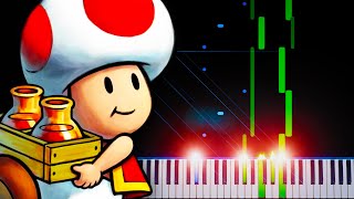 Short Break in Toad Town from Bowsers Inside Story  Piano Tutorial [upl. by Akilat]