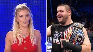 Kevin Owens catches Renee Young redhanded and we cant stop laughing [upl. by Harihat479]