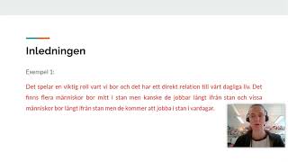 Exempel på inledningar i en resonerande text [upl. by Mallon]