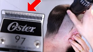 WORLDS CLOSEST CUTTING HAIR CLIPPERS  Oster 97 Review [upl. by Gnah]