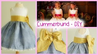 How to sew a Sash or Kummerbund  Sewing Tutorial  Frocks amp Frolics [upl. by Siram648]