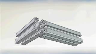 Montaje de Perfiles Modulares 4 SERTEMM SAC [upl. by Okiek116]