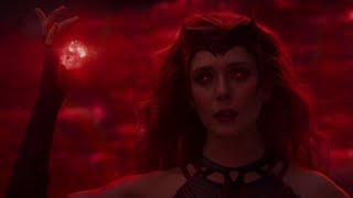 Scarlet Witch Powers Scenes  Avengers Captain America and WandaVision [upl. by Lewap]