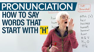 How to say words that begin with ‘H’ Pronunciation Practice [upl. by Hank]