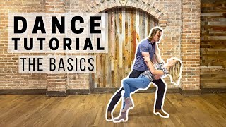 Country Swing Dancing THE BASICS Tutorial [upl. by Rawdin]