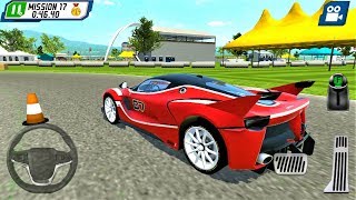 Kırmızı Yarış Arabası Park Etme Oyunu  Parking Masters Supercar Driver  Android Gameplay [upl. by Ajiat]