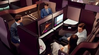 Introducing Qsuite  Qatar Airways New Business Class [upl. by Atiuqes]