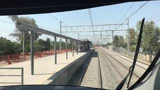 4K Viaje en cabina MetroTren Nos 2018  Cab view ride Train drivers view [upl. by Rhona808]