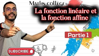 3AC Les fonctions linéaires et affines partie 1  الدوال الخطية والتآلفية [upl. by Nita]