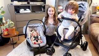 Unboxing My New Reborn Baby Stroller and Car Seat Travel System Combo [upl. by Yousuf]