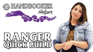 Handbooker Helper Ranger Quick Build [upl. by Dillon]