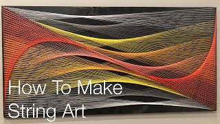 How to make String Art  Tutorial [upl. by Mirella]