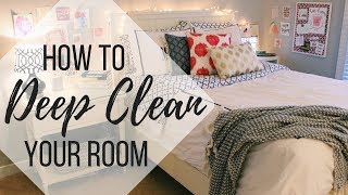 HOW TO CLEAN YOUR ROOM FAST IN 10 STEPS  2018 [upl. by Drofniw]