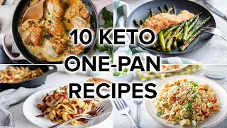 10 Keto OnePan Recipes with Easy Cleanup [upl. by Asserac333]