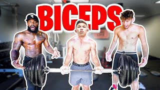 Bicep Curl Strength Challenge with Tristyn Lee amp 2Hype [upl. by Selden309]