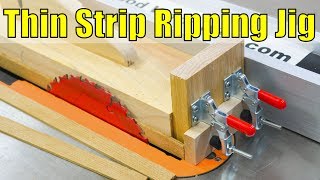 How to Make a Thin Strip Ripping Jig [upl. by Orin]