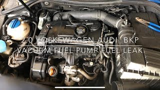 Volkswagen Passat BKP PD how to replace vacuum fuel pump gasket 2006 [upl. by Quirita167]