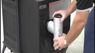 Installing A Pellet Vent Pro Stove Adapter [upl. by Hobart]