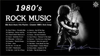 80s Rock Music Hits Playlist  Greatest 1980s Rock Songs [upl. by Adnamas]